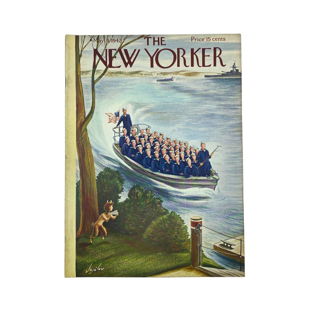 The New Yorker, May 9, 1942: Complete magazine with cover artwork by Constantin Alajalov, in VG condition