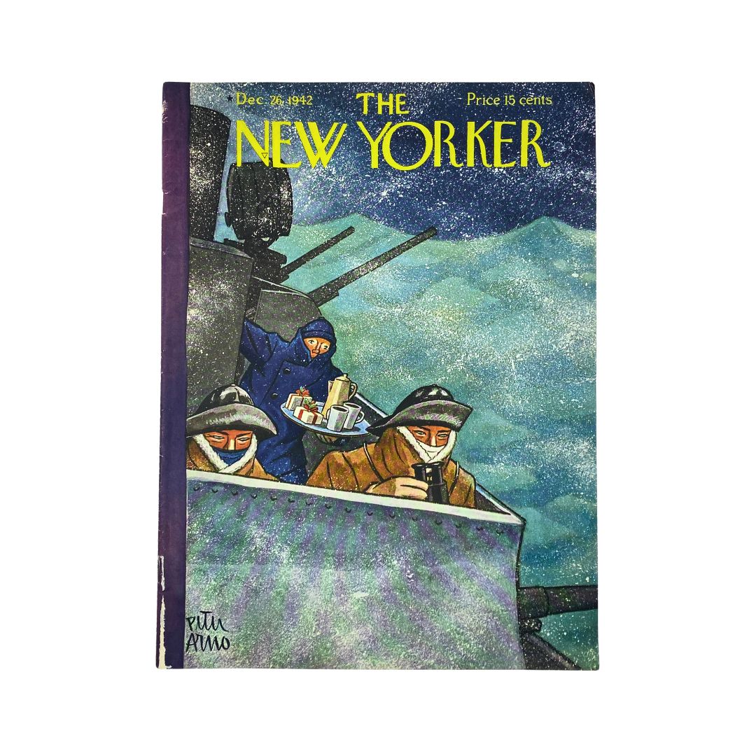 The New Yorker Complete Magazine December 26, 1942 Peter Arno Cover