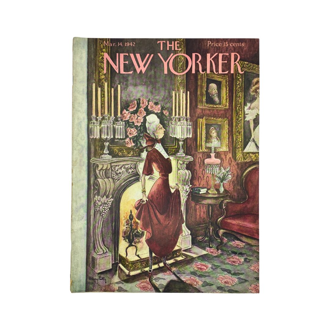 The New Yorker, March 14, 1942: Complete magazine with cover artwork by Mary Petty, in VG condition