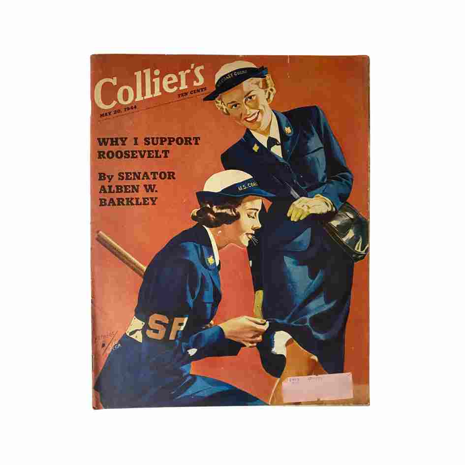 Vintage Collier's Magazine May 20, 1944 Why I Support Franklin D. Roosevelt