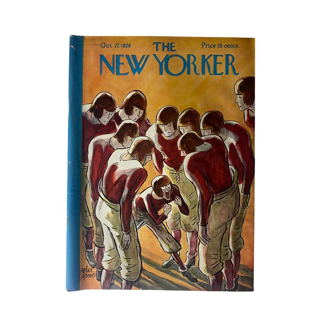 The New Yorker Complete Magazine October 27, 1928 Peter Arno Cover VG