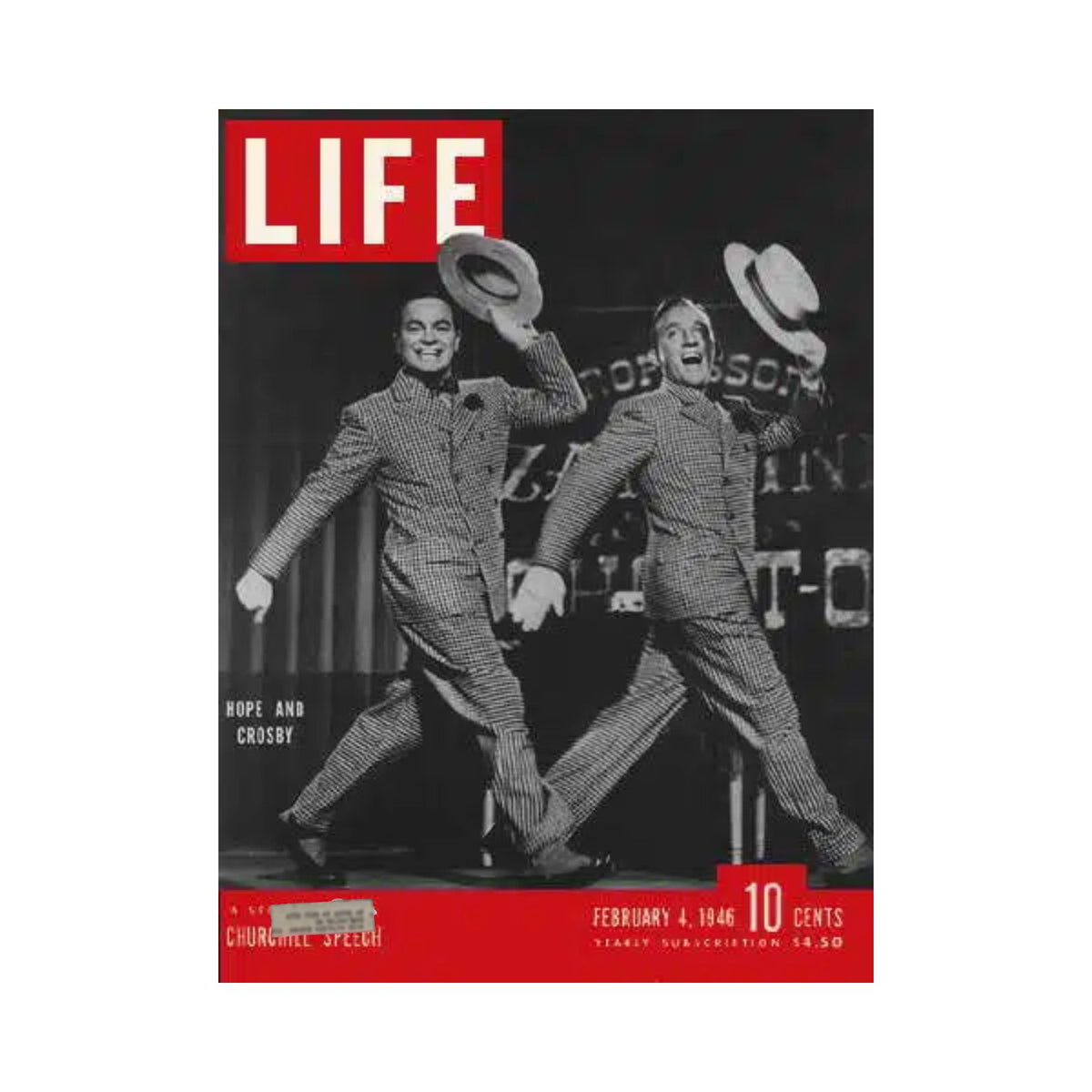 Life Magazine February 4, 1946 Featuring Bob Hope & Bing Crosby - A Slice of Post-War America