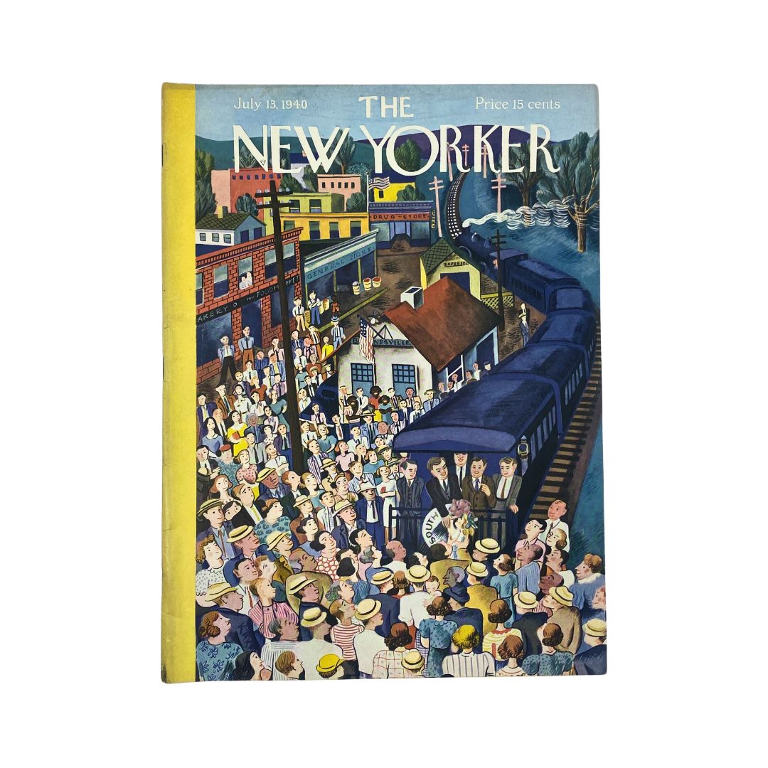Cover of The New Yorker, July 13, 1940, featuring an illustration by Ilonka Karasz, VG condition