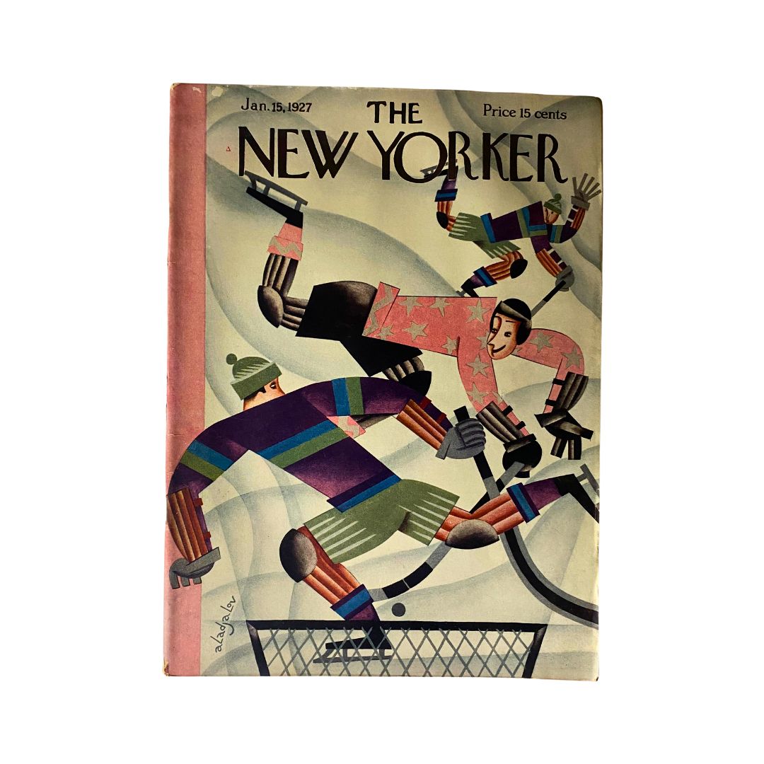 Cover of The New Yorker, January 15, 1927, featuring artwork by Constantin Alajalov