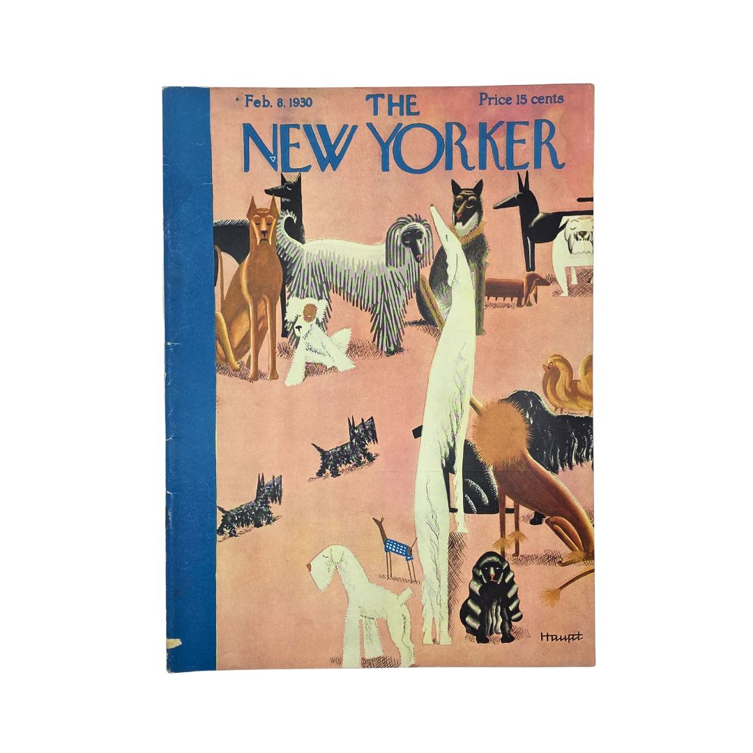 Cover of The New Yorker, February 7, 1931, featuring artwork by Rea Irvin