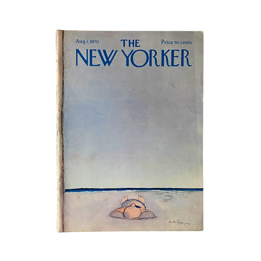 The New Yorker Complete Magazine August 1, 1970 Andrei Francois Cover VG
