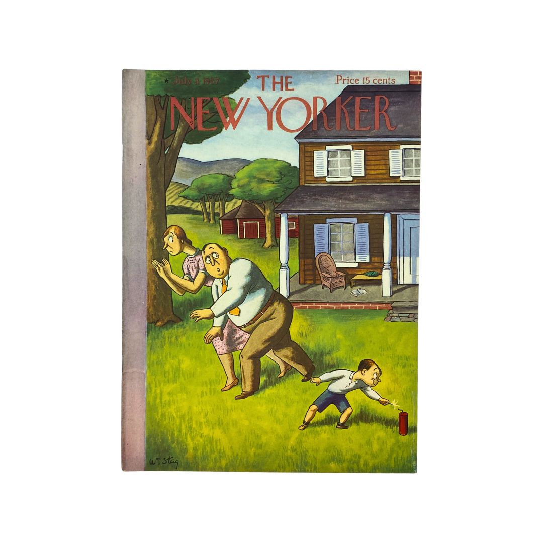Cover of The New Yorker, July 3, 1937, featuring artwork by William Steig, in very good (VG) condition