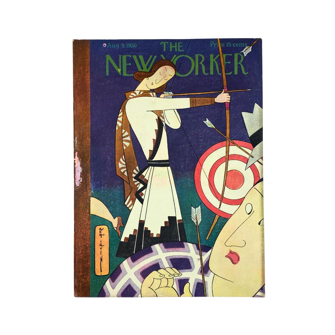 Cover of The New Yorker, August 9, 1930, featuring artwork by Rea Irvin