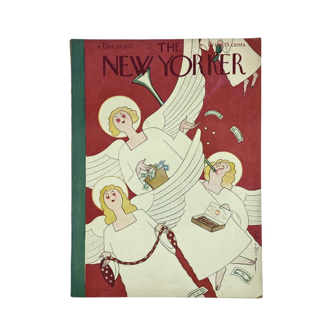 Cover of The New Yorker, December 24, 1932, featuring artwork by Rea Irvin