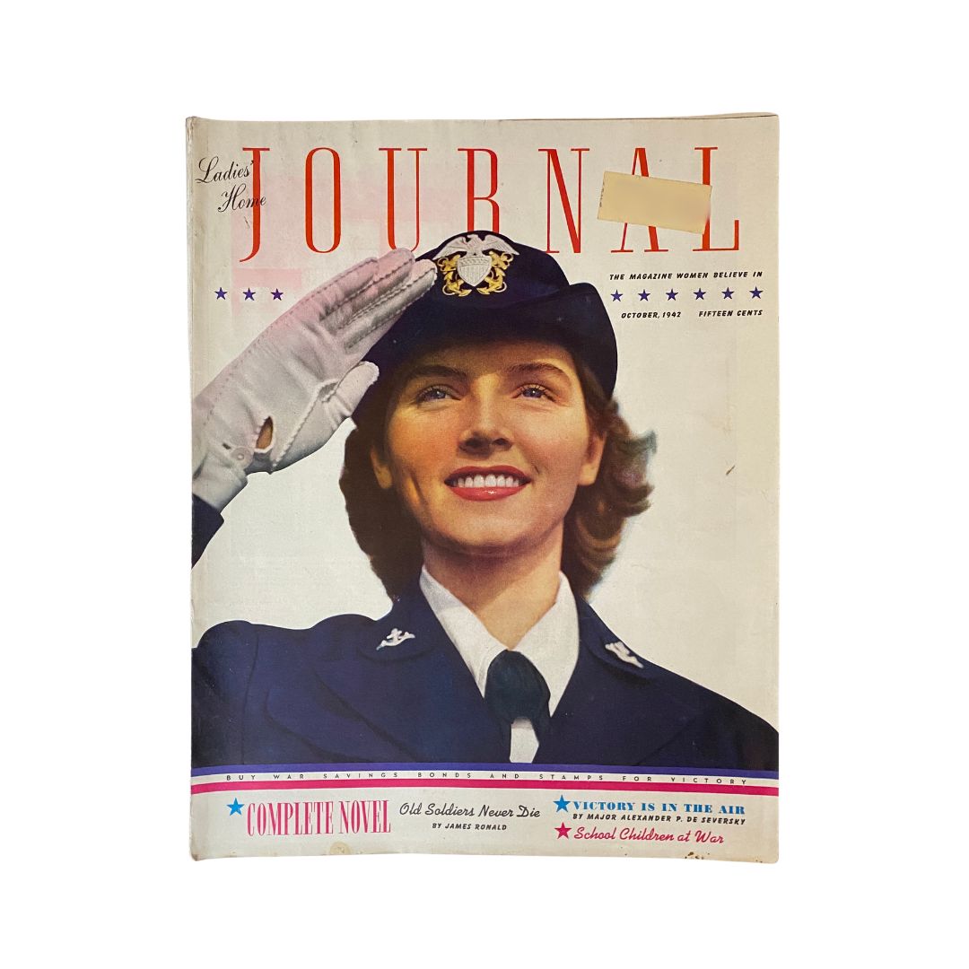 Ladies' Home Journal Magazine October 1942 School Children at War GD Interior