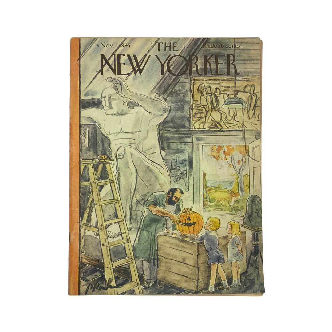The New Yorker Complete Magazine November 1, 1947 Perry Barlow Cover