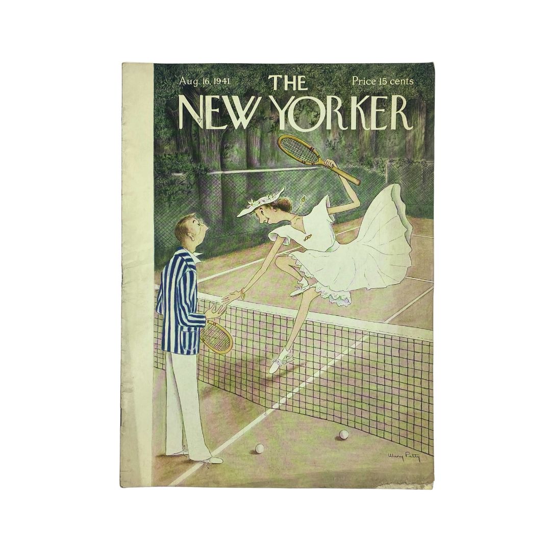 Cover of The New Yorker, August 16, 1941, featuring artwork by Mary Petty