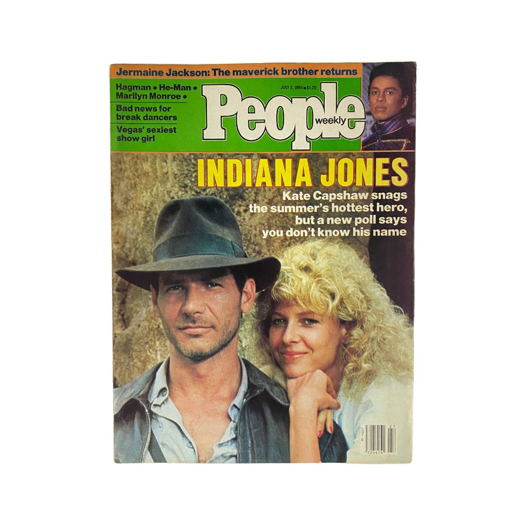 People Weekly Magazine July 2, 1984 Harrison Ford, Kate Capshaw No Label VG