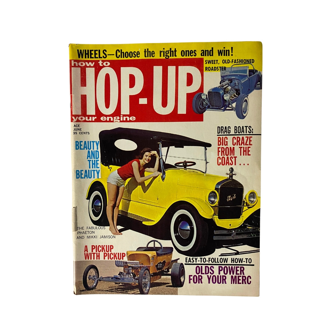 Vintage Hop-Up Magazine MISSINGYEAR The Fabulous Phaeton & Mikki Jamison No Label