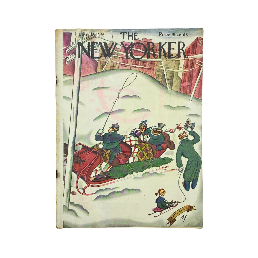 Cover of The New Yorker, December 15, 1928, featuring artwork by Julian de Miskey