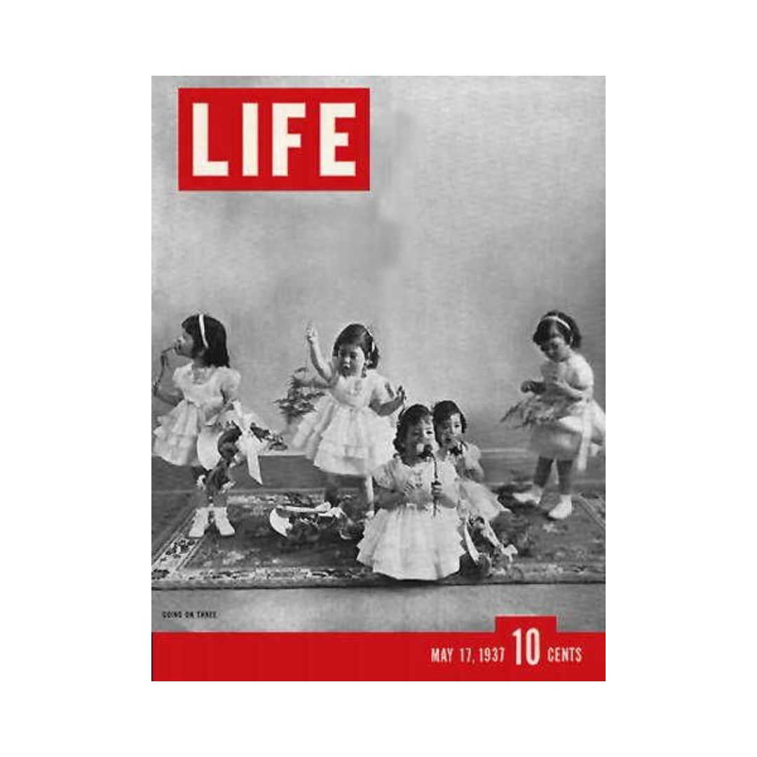 Life Magazine May 17, 1937 - Dionne Quintuplets Cover, Historic Collectible, Fascinating Content