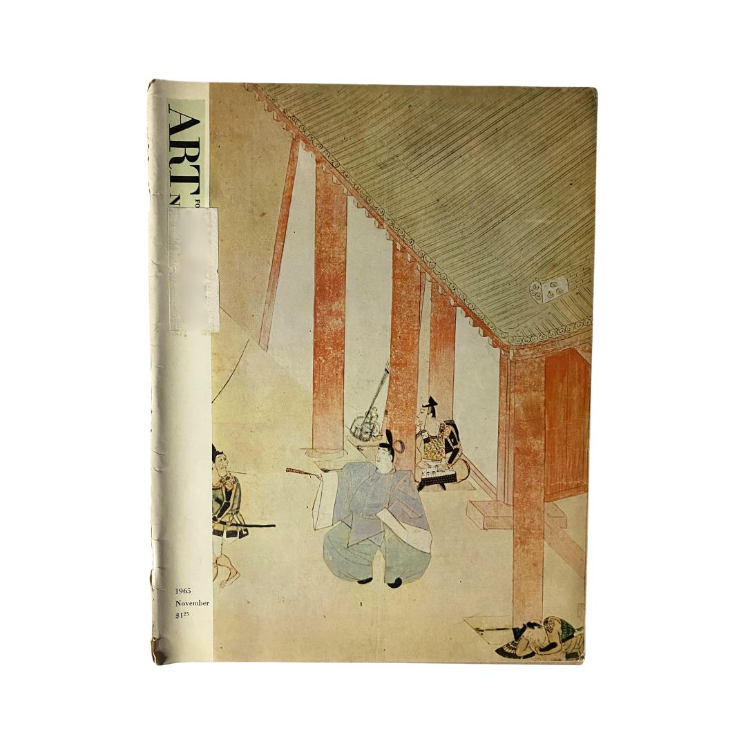 Cover of VTG Art News Magazine, November 1965, featuring a traditional painting, Vol 64 No. 7, Dickinson Reality of Reflection.