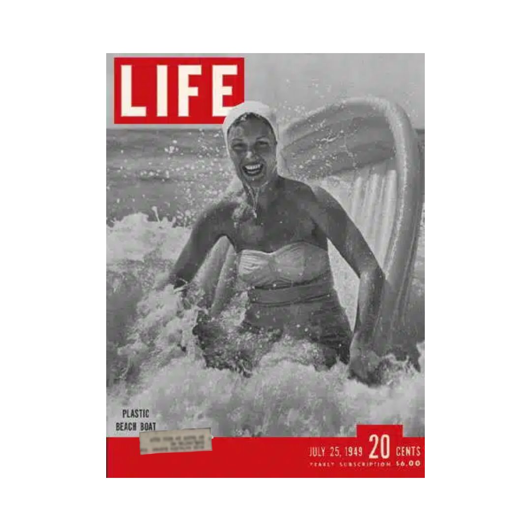 Life Magazine July 25, 1949 - Plastic Beach Boats, Stunning Photography & Cultural Insights