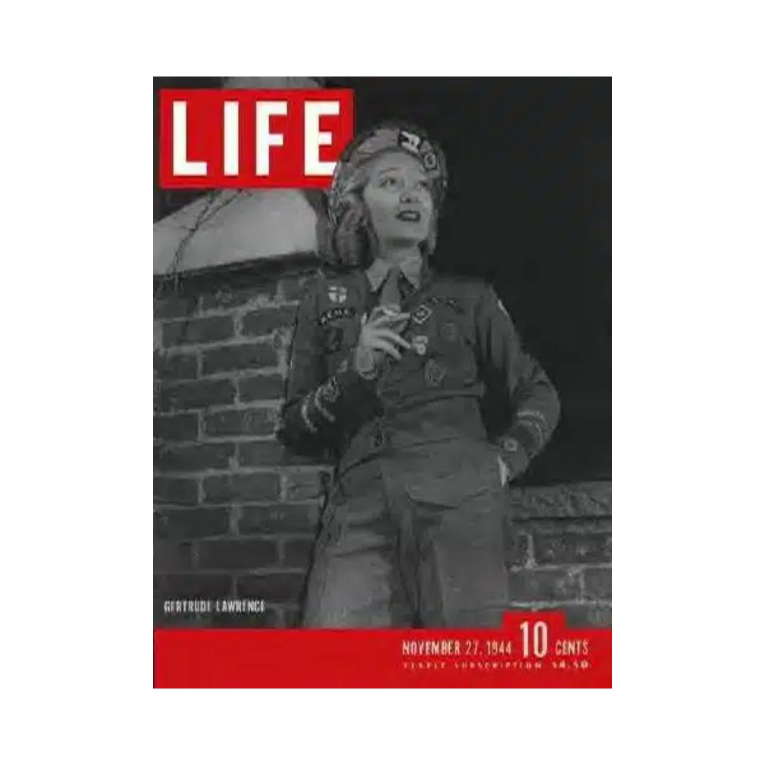 Life Magazine November 27, 1944 Featuring Gertrude Lawrence - A Vintage WWII Time Capsule