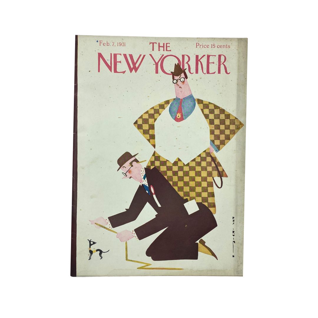 Cover of The New Yorker, February 7, 1931, featuring artwork by Rea Irvin