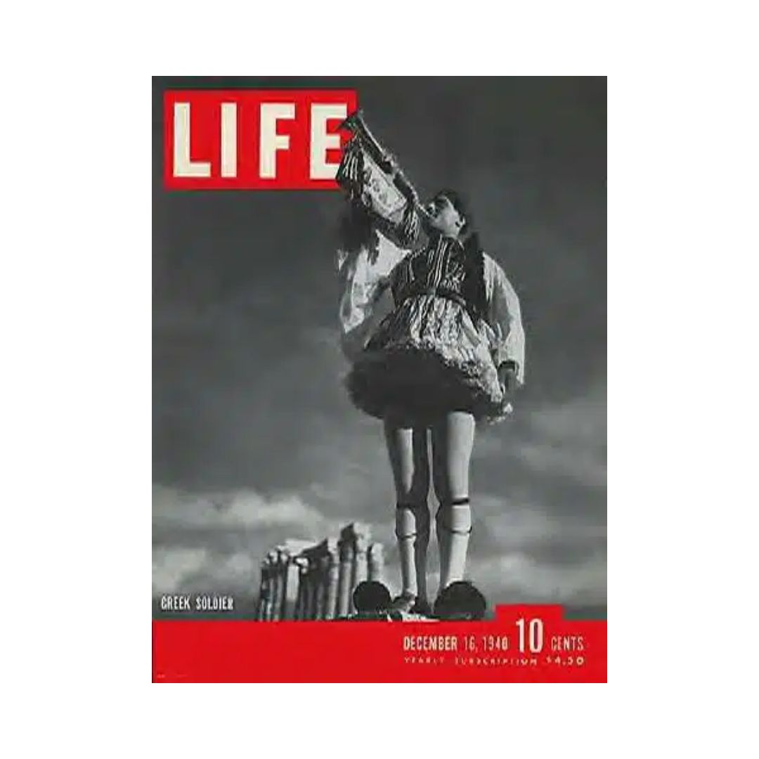 Life Magazine December 16, 1940 Greek Soldier