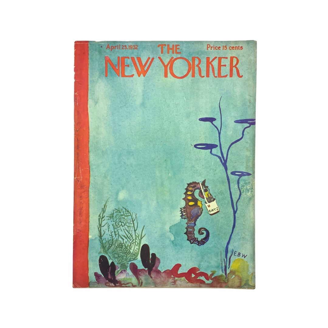 Cover of The New Yorker, April 23, 1932, featuring E. B. White