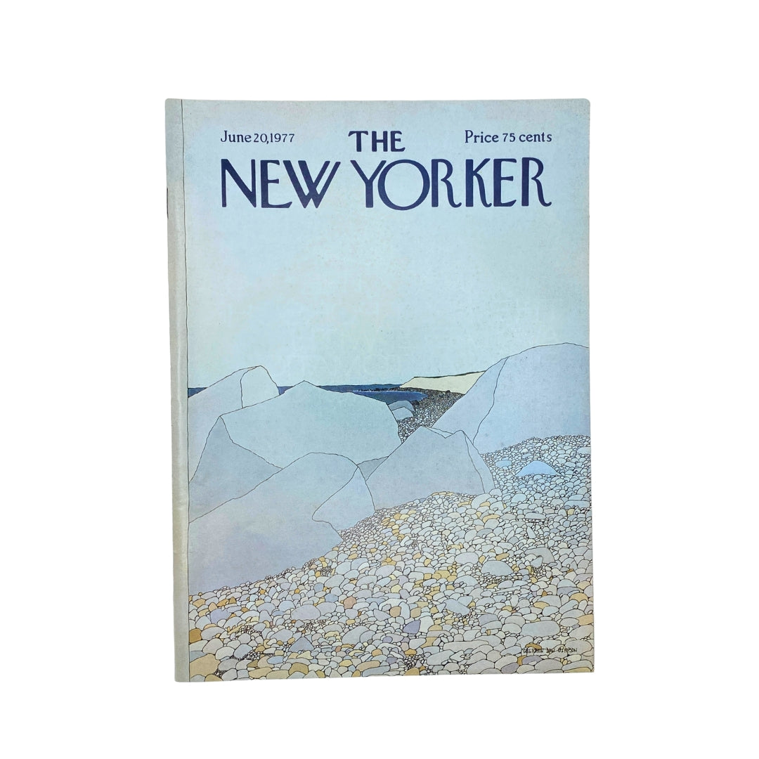 The New Yorker Complete Magazine June 20, 1977 Gretchen Dow Simpson Cover VG