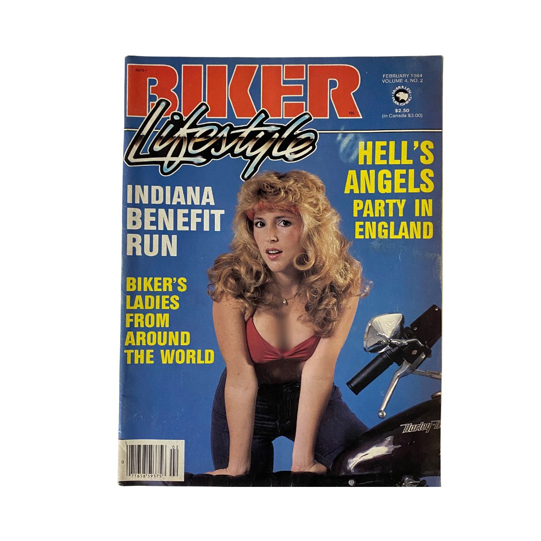 Vintage Biker Lifestyle Magazine February 1984 Vol 4 No. 2 Hell's Angels No Label