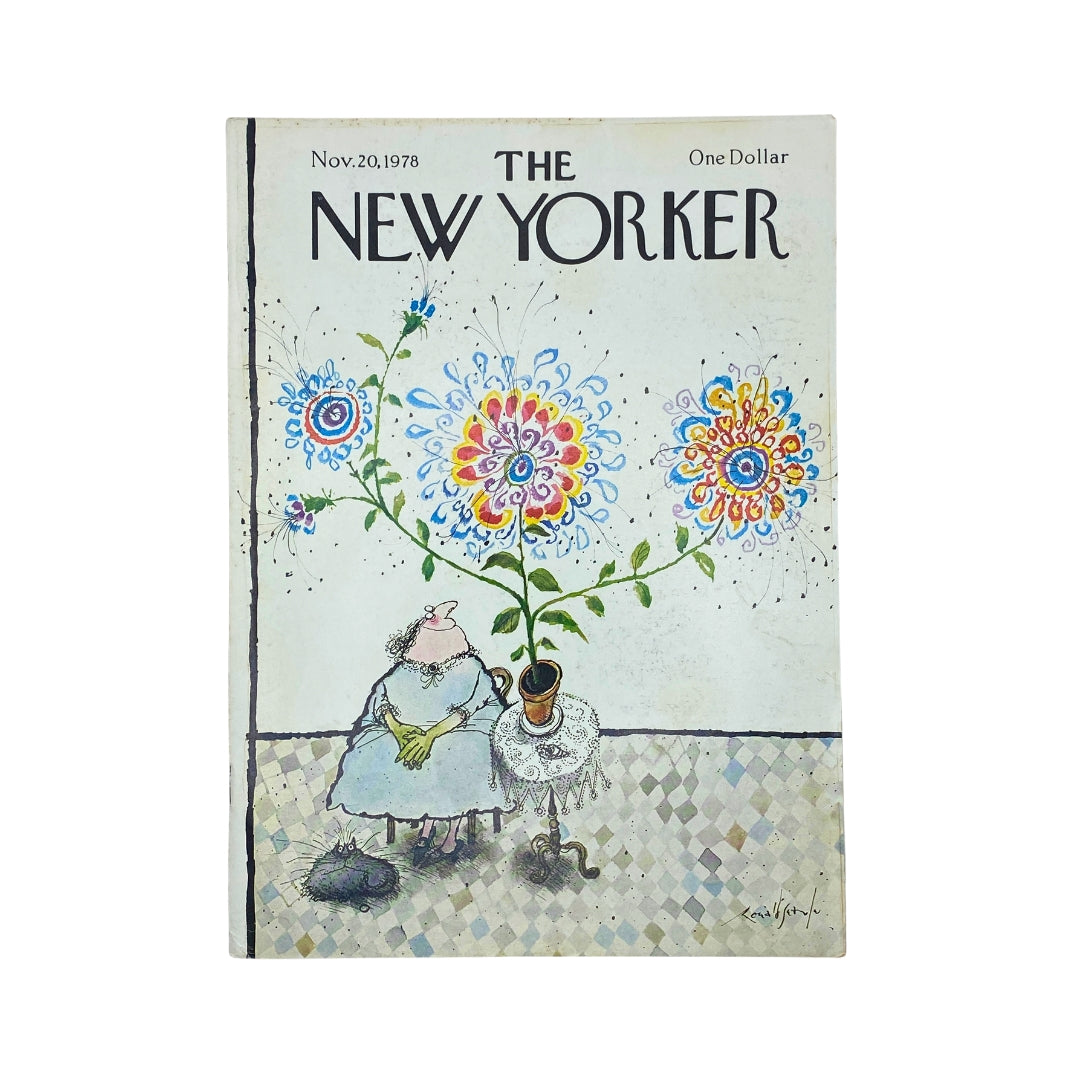 The New Yorker Complete Magazine November 20, 1978 Ronald Searle Cover VG