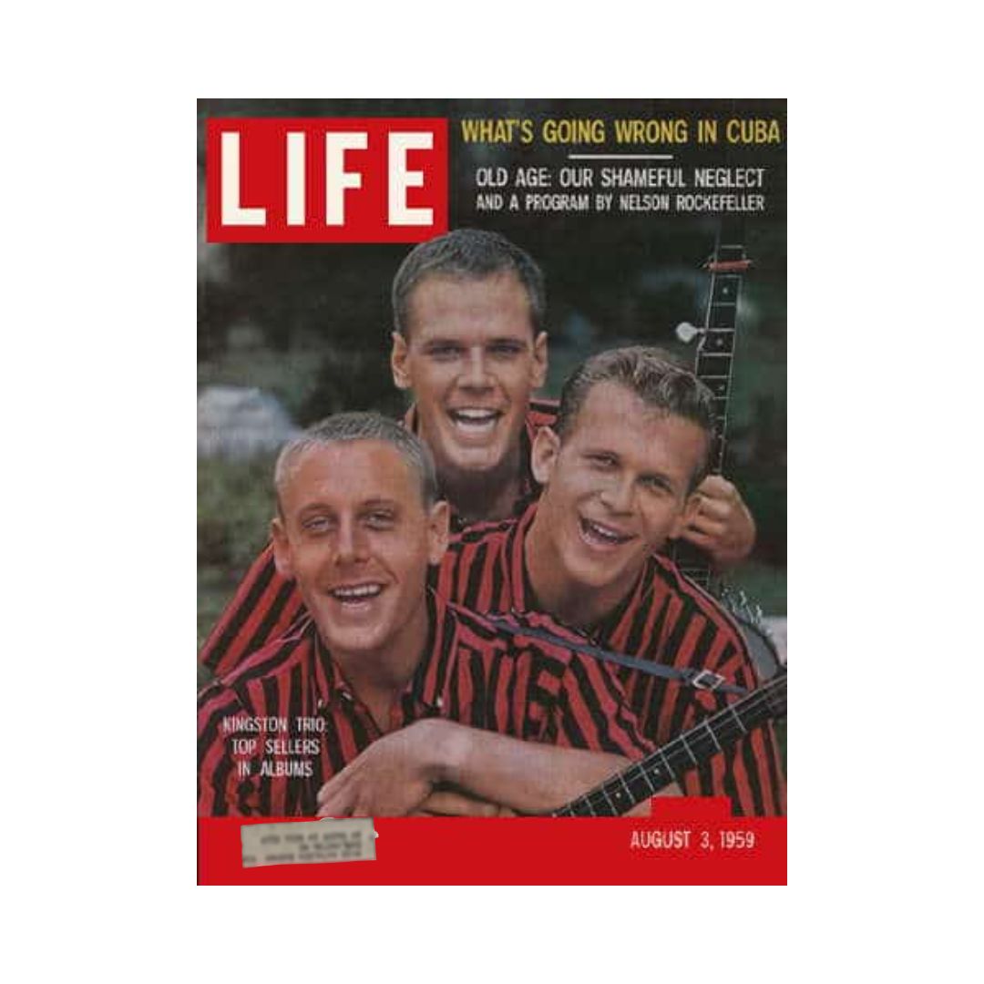 Life Magazine August 3, 1959 Featuring Kingston Trio - Vintage Collectible Music History