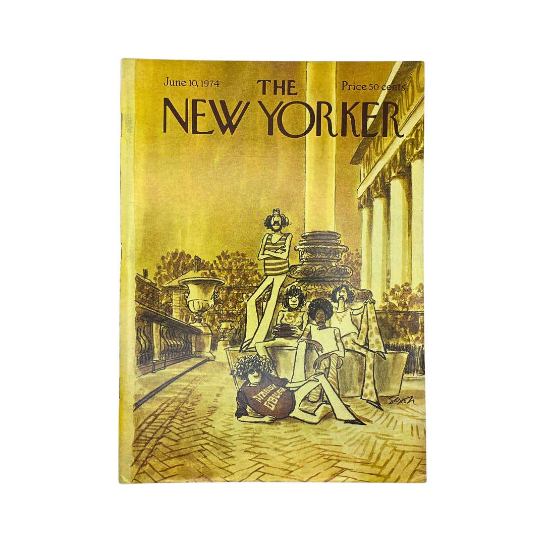 The New Yorker Complete Magazine June 10, 1974 Charles Saxon Cover No Label VG