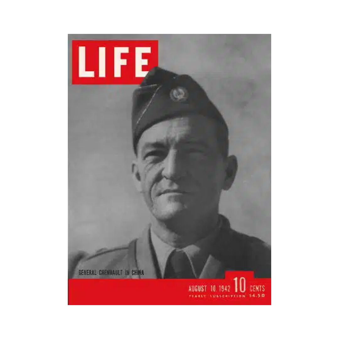 Life Magazine August 10, 1942 Featuring General Claire Lee Chennault in China WWII History