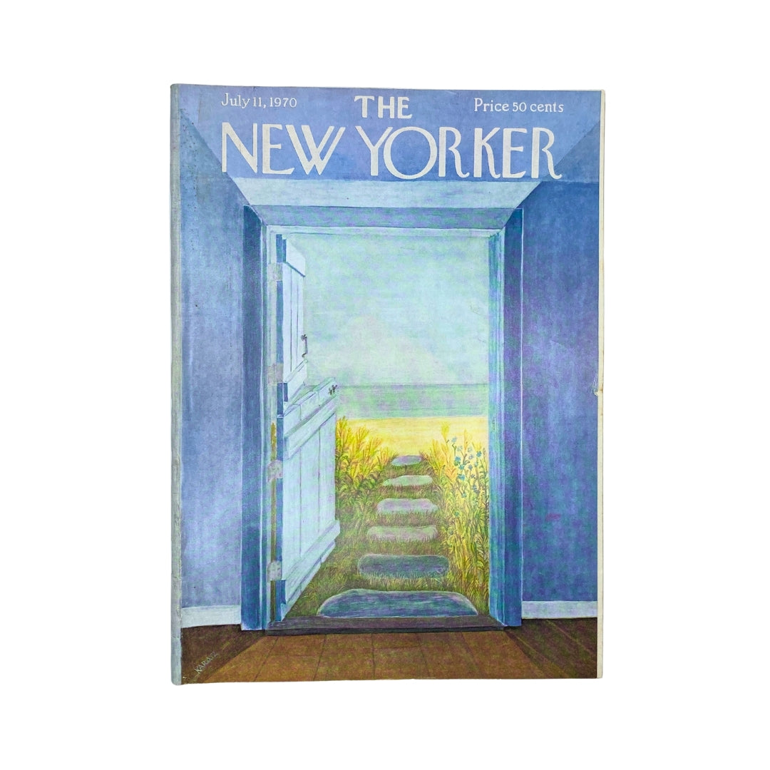 The New Yorker Complete Magazine July 11, 1970 Ilonka Karasz Cover No Label