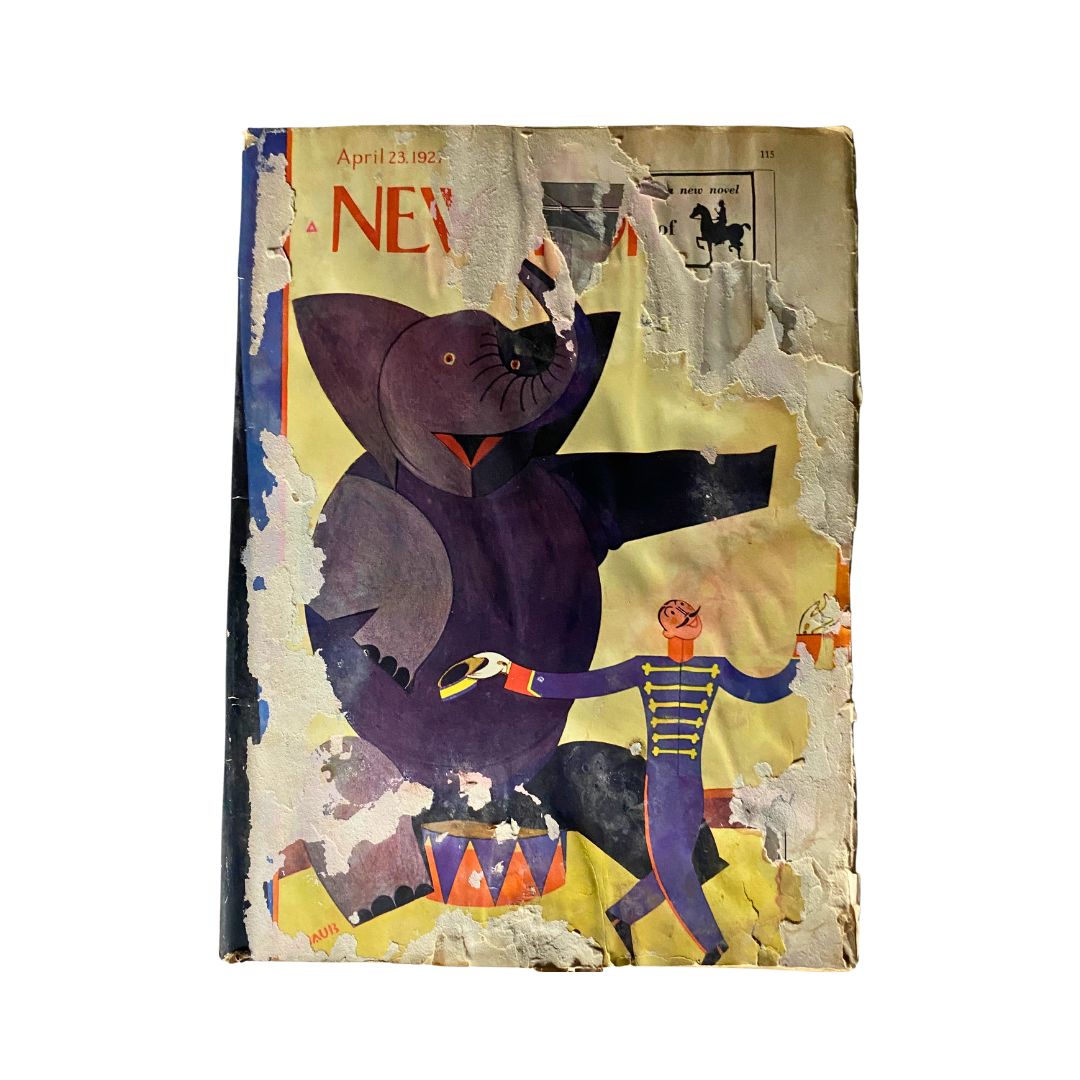 Cover of The New Yorker, April 23, 1927, featuring Andre De Schaub