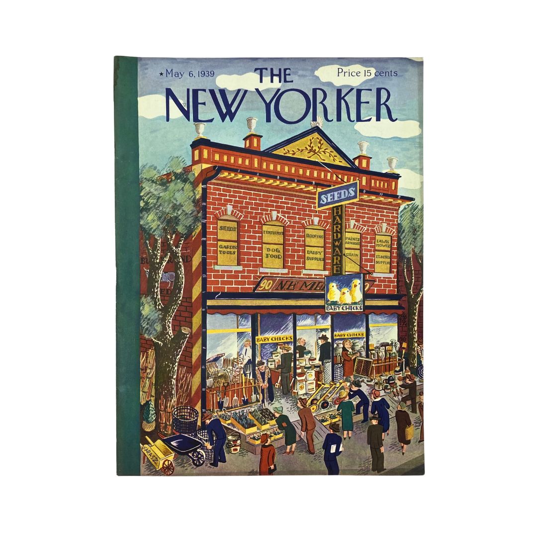 Cover of The New Yorker, May 6, 1939, featuring an illustration by Ilonka Karasz, VG condition