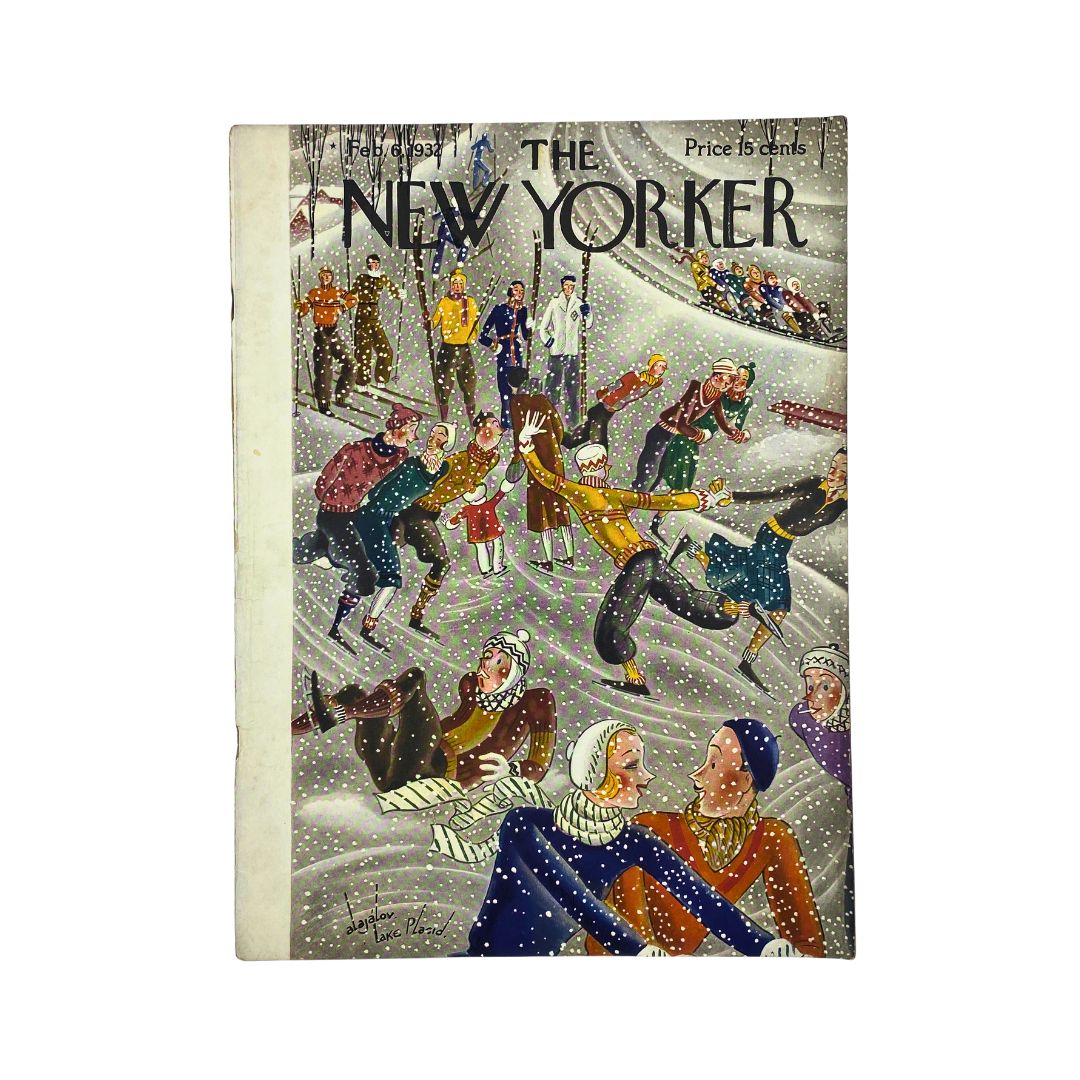 Cover of The New Yorker, February 6, 1932, featuring artwork by Constantin Alajalov