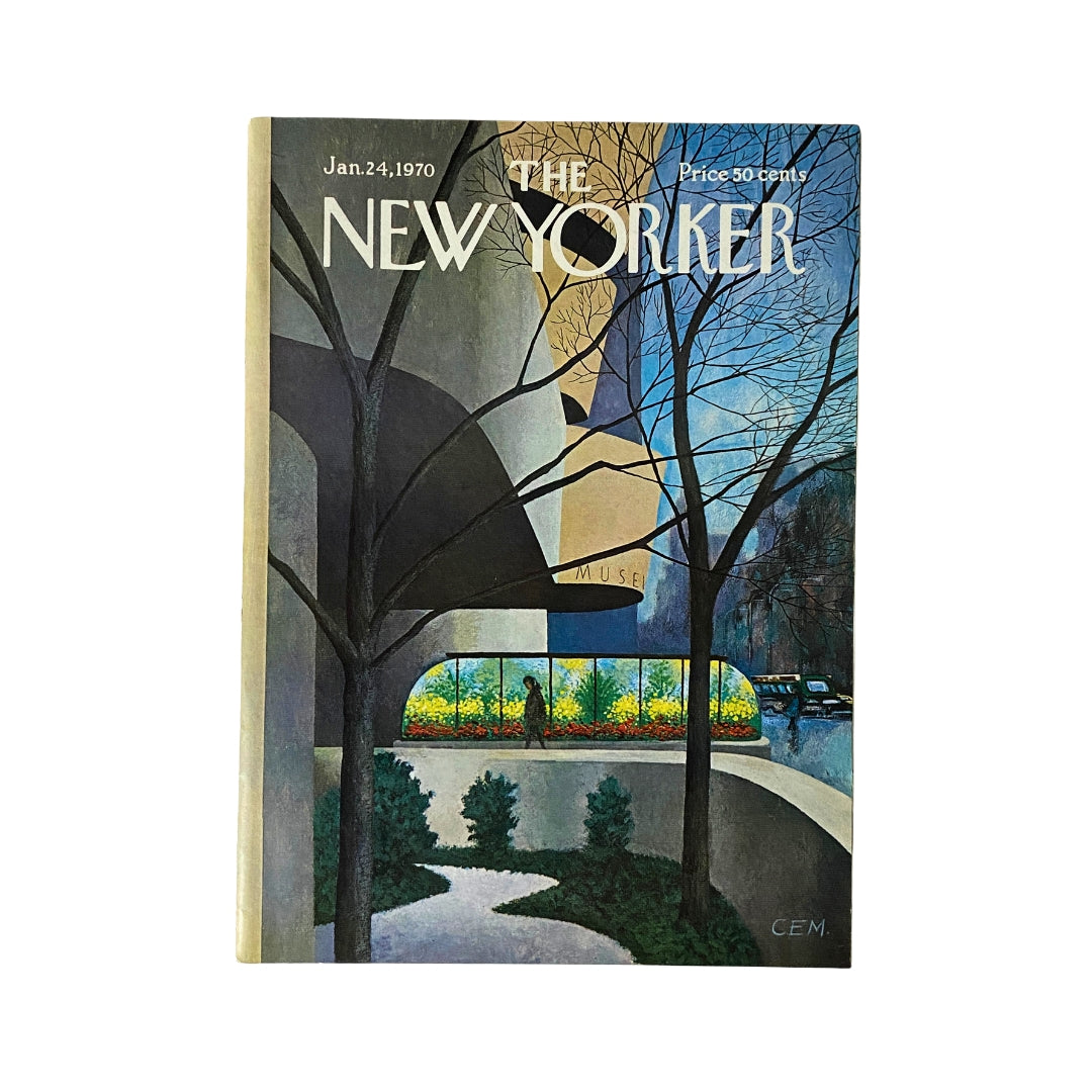 The New Yorker Complete Magazine January 24, 1970 Charles E. Martin Cover VG