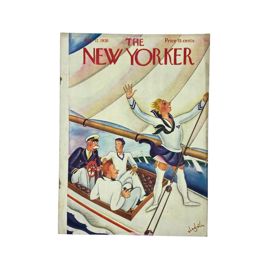Cover of The New Yorker, July 12, 1930, featuring artwork by Constantin Alajalov