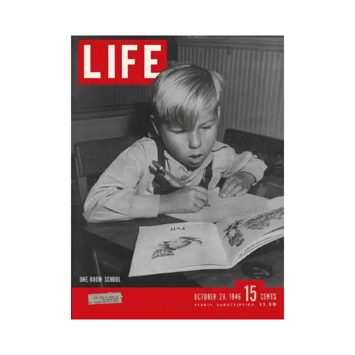 Life Magazine October 28, 1946 One-Room School Edition - Vintage Collectible History