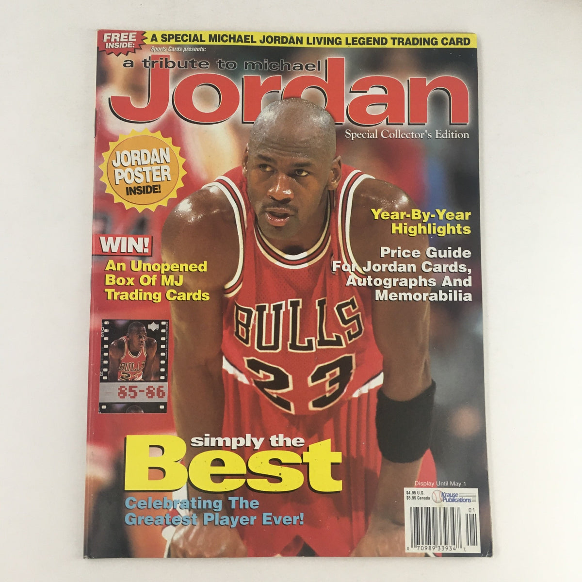 A Tribute To Michael Jordan Special Collector's Edition 1999 by Krause, VG