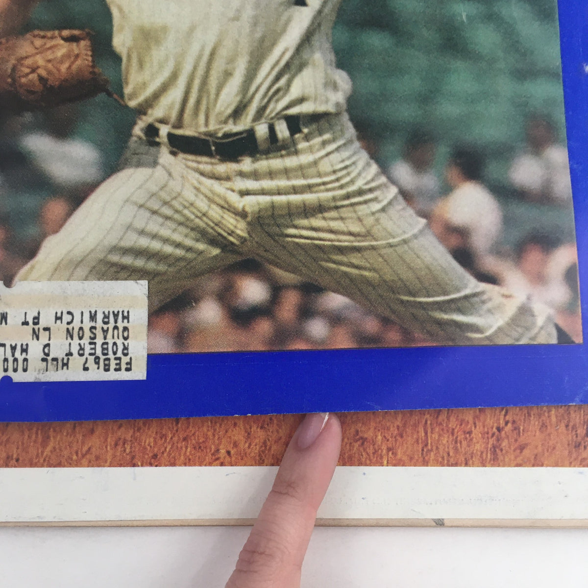 Close-up of the pages inside Sports Illustrated Magazine from September 30, 1963, highlighting Whitey Ford's performance and vintage layout.