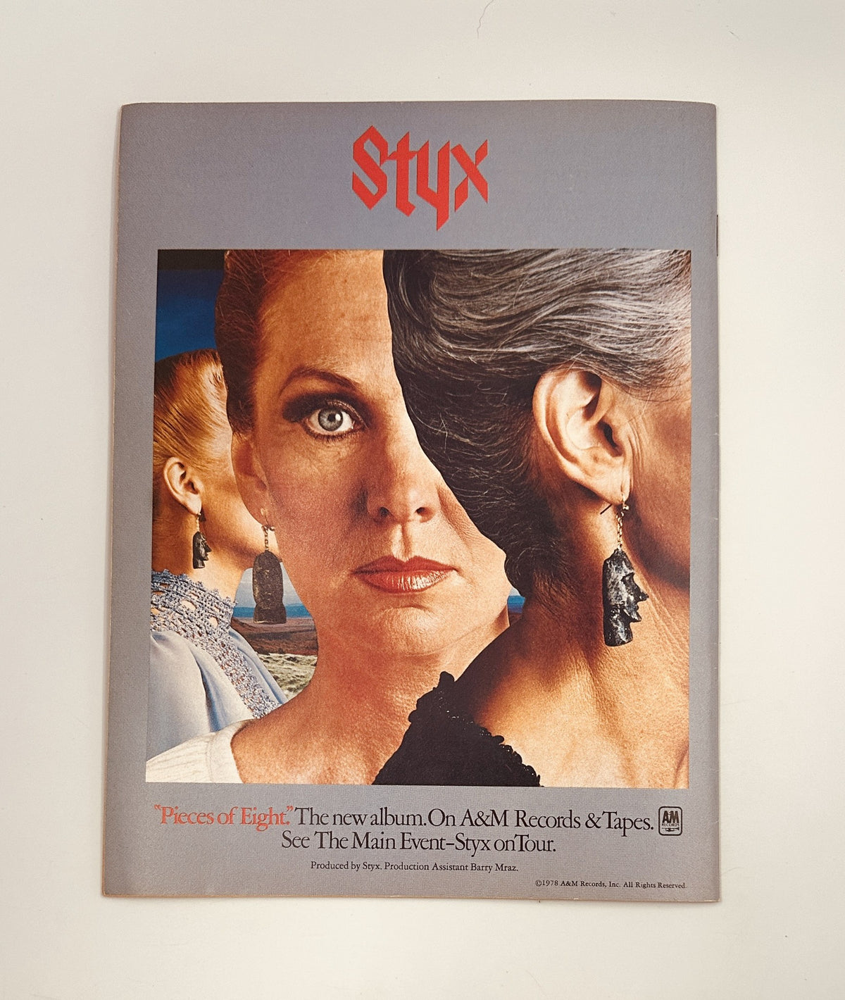 Circus Weekly Magazine October 24, 1978 featuring an advertisement for Styx's album 'Pieces of Eight', highlighting the iconic rock band from the late 1970s.