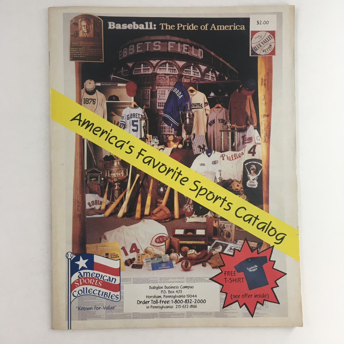American Sports Collectibles Baseball The Pride of America Sports Catalog