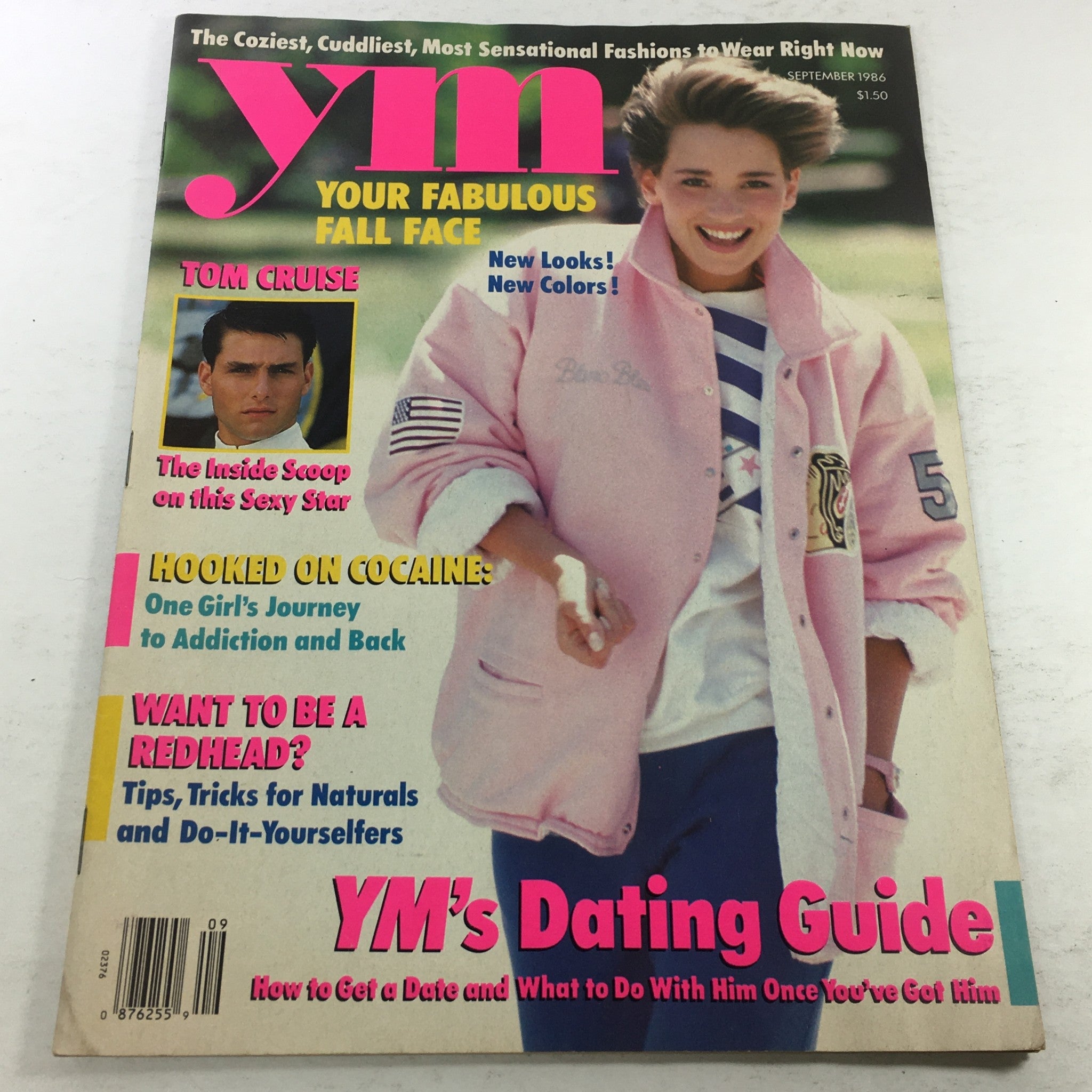 YM Magazine September 1986 Tom Cruise Vintage