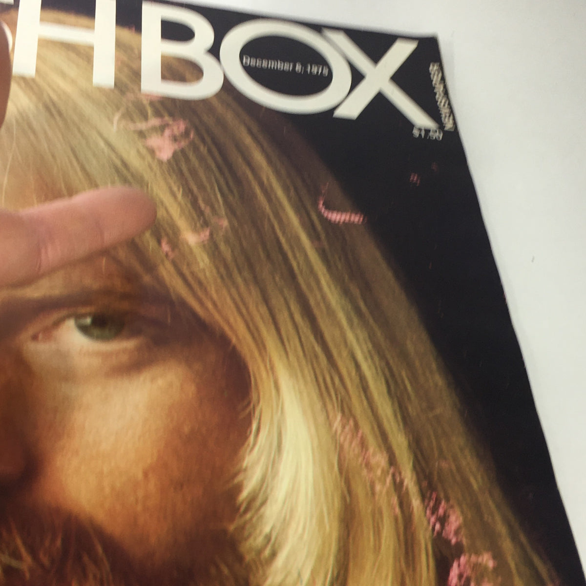 Close-up of the VTG Cashbox Newspaper: December 6 1975 cover showing Michael Murphey's face, emphasizing the title 'New Source Of Energy'.