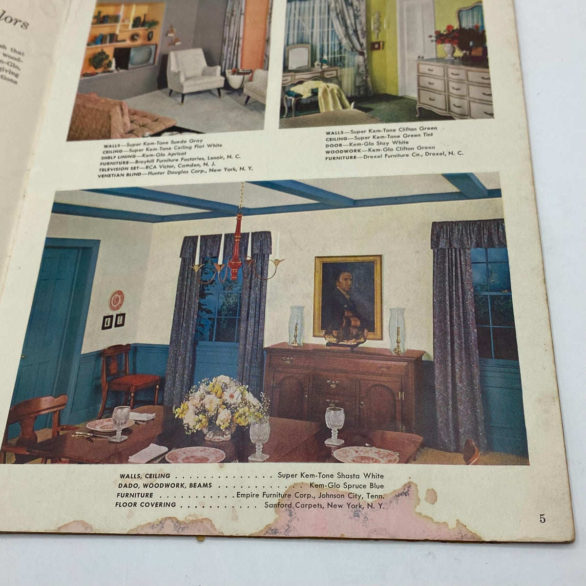 Vintage 1956 Home Decorator and How-To-Paint Book