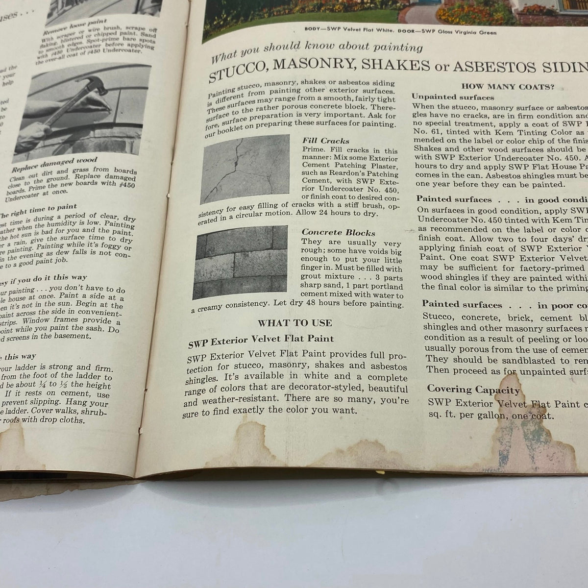 Vintage 1956 Home Decorator and How-To-Paint Book