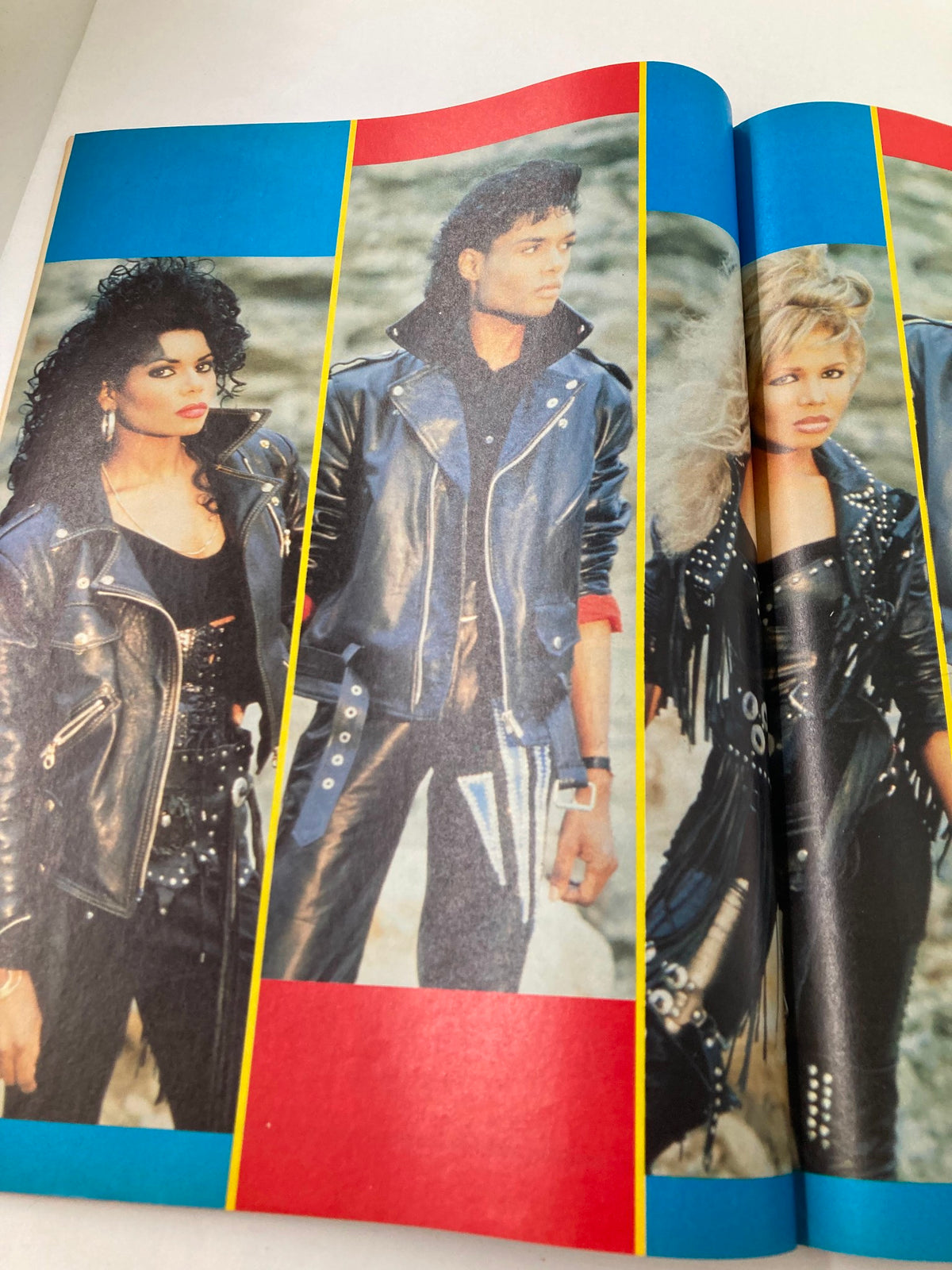 Vintage Lookin Magazine August 1988 #34 features fashion photography showcasing models in stylish leather outfits, reflecting 1980s youth culture.