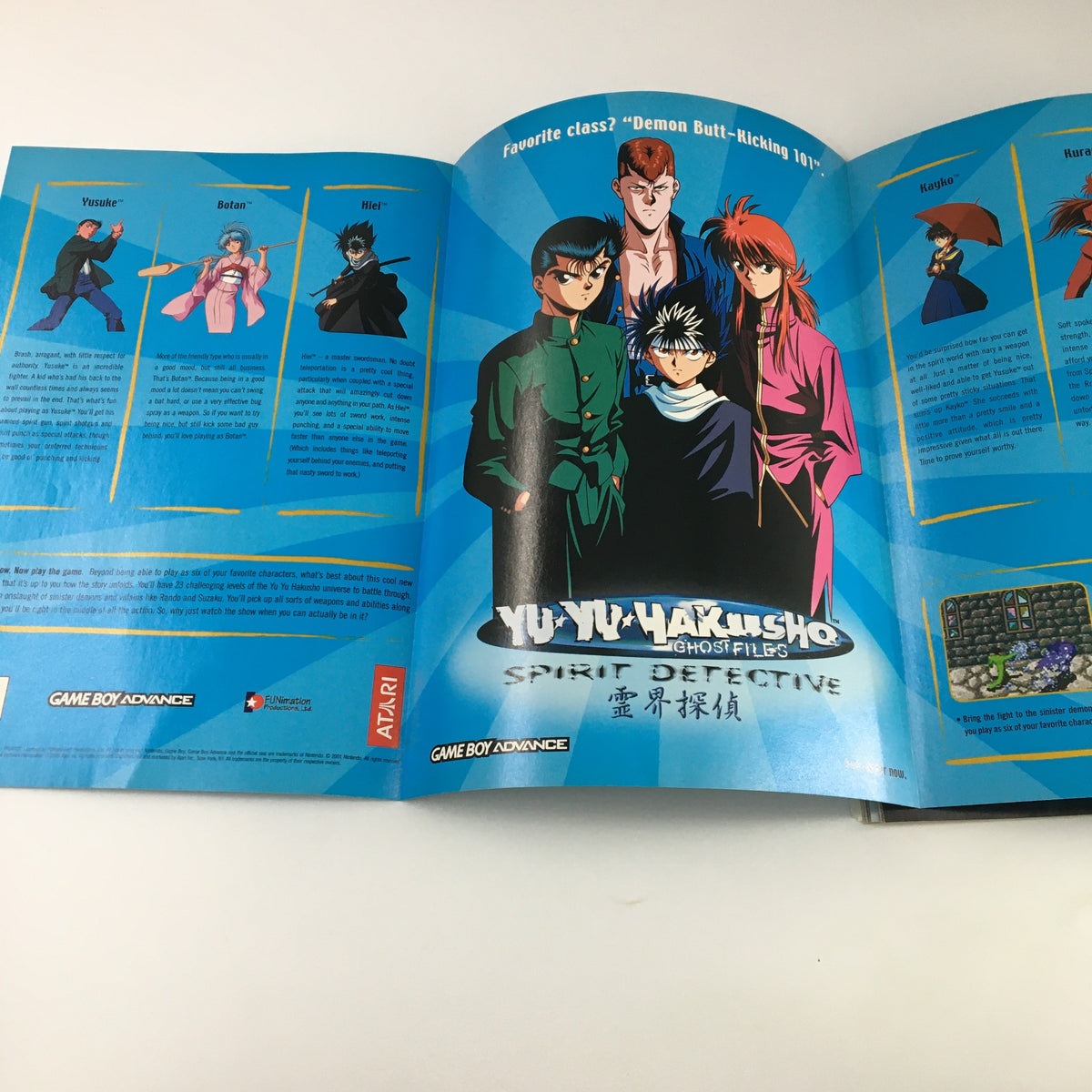 Inside spread of Nintendo Power Magazine Vol 174 December 2003, featuring content about Yu Yu Hakusho: Spirit Detective alongside Fire Emblem related articles.