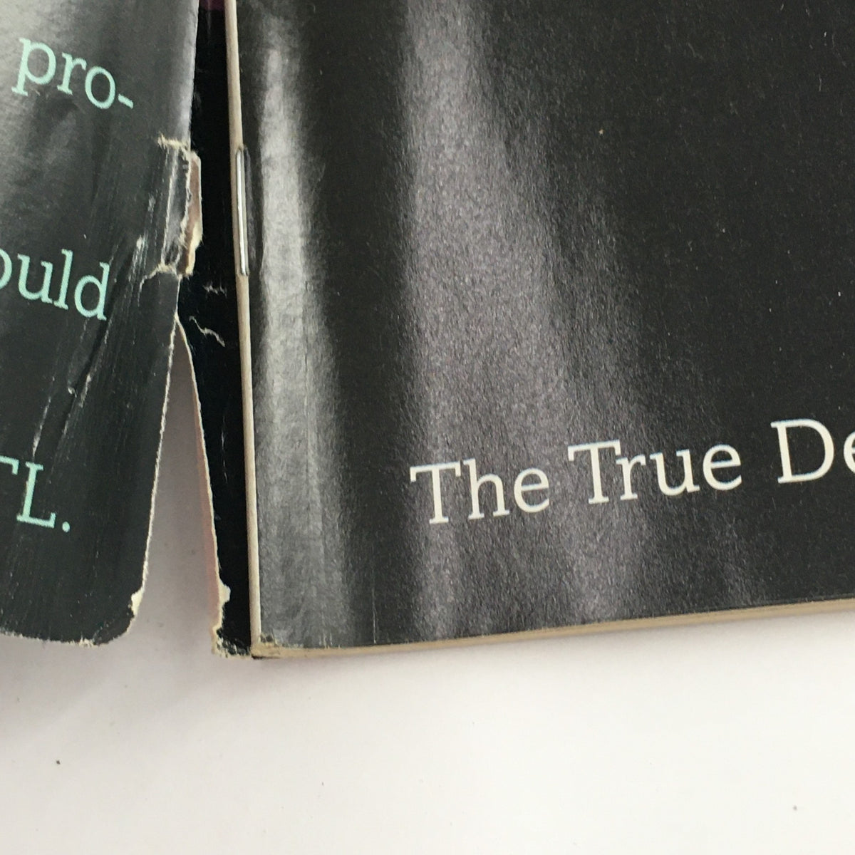 Interior close-up of The New Yorker Full Magazine June 8 1998 showing minor wear on the spine, highlighting its vintage condition.